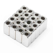 Chinese factory direct sale hollow cup shape ndfeb Neodymium cylinder block Magnets